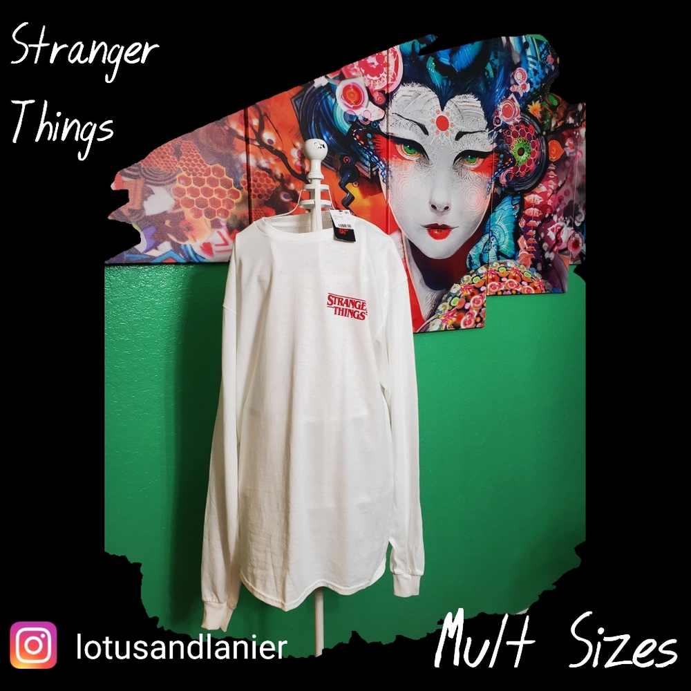 Stranger Things Long Sleeve T-Shirt Mult Sizes
